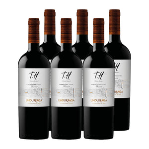 6x Vino Undurraga TH Cepas 750cc