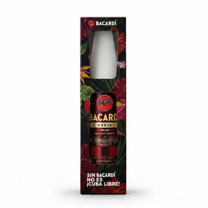Ron Bacardí Añejo 38° 750cc + Vaso