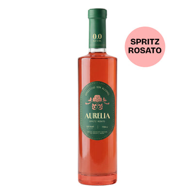 Botella Aurelia Spritz Rosato Sin Alcohol 750cc, vista frontal