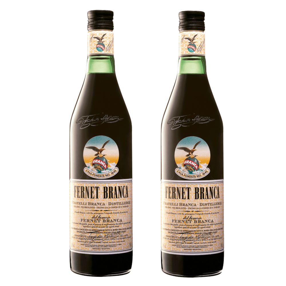 2x Licor Fernet Branca 750cc