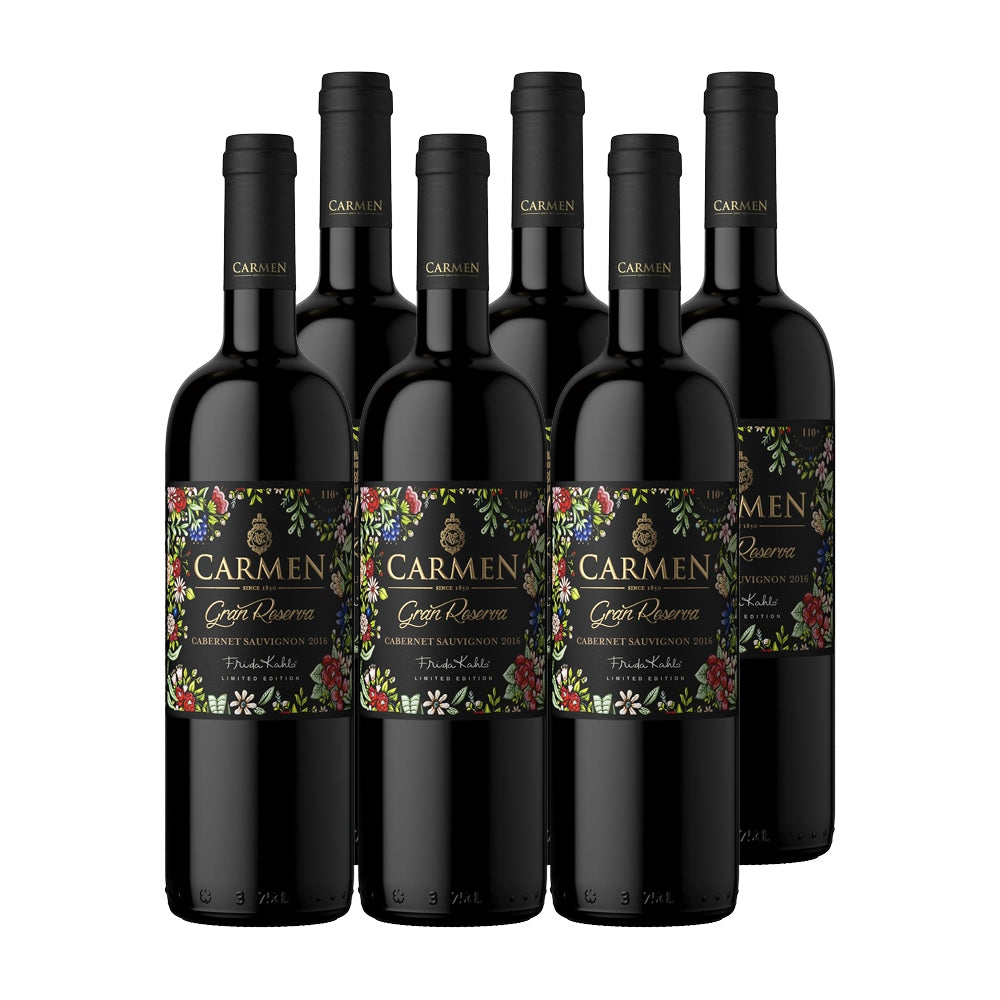 6x Vino Carmen Gran Reserva Cepas 750cc