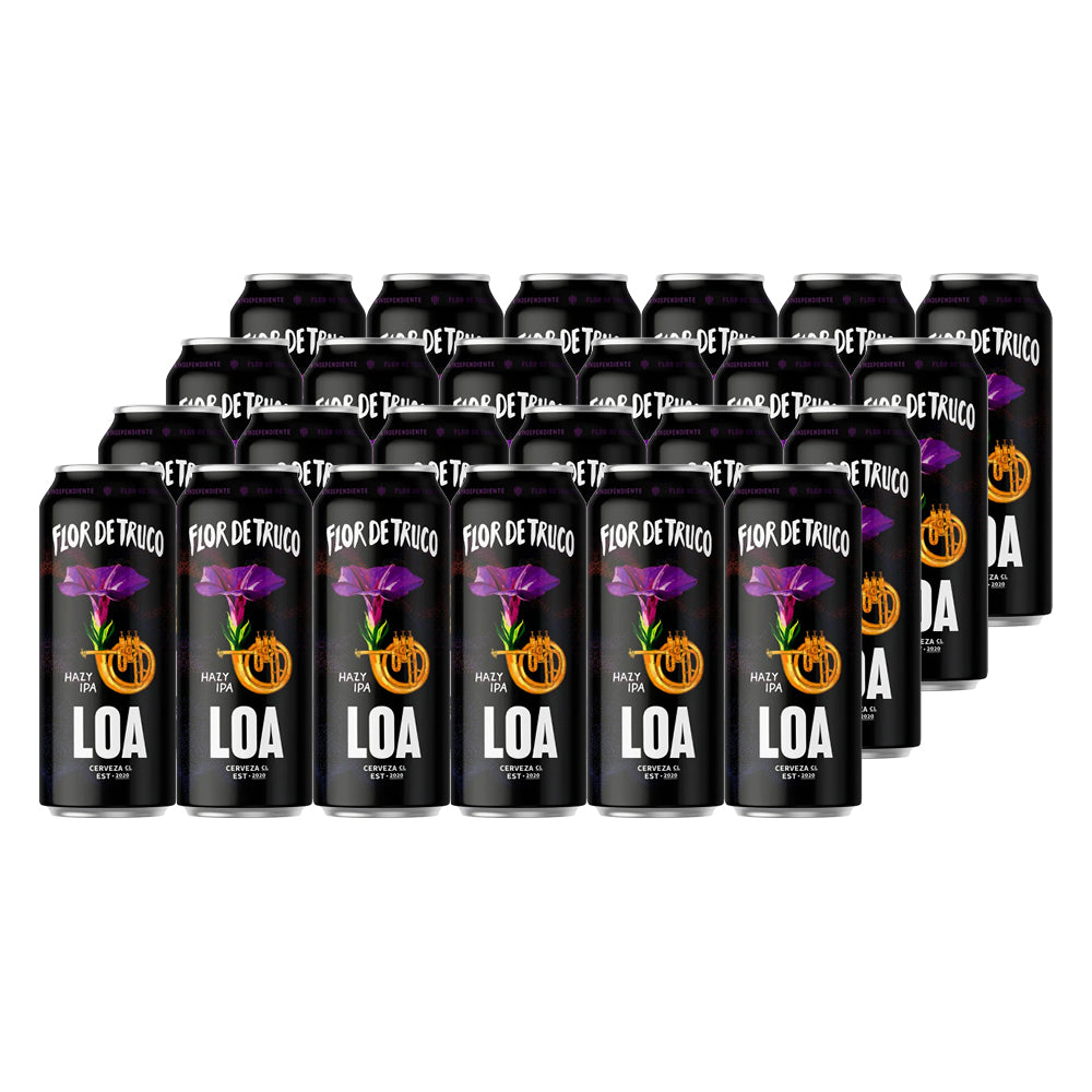 24x Cerveza LOA Flor de Truco 470cc
