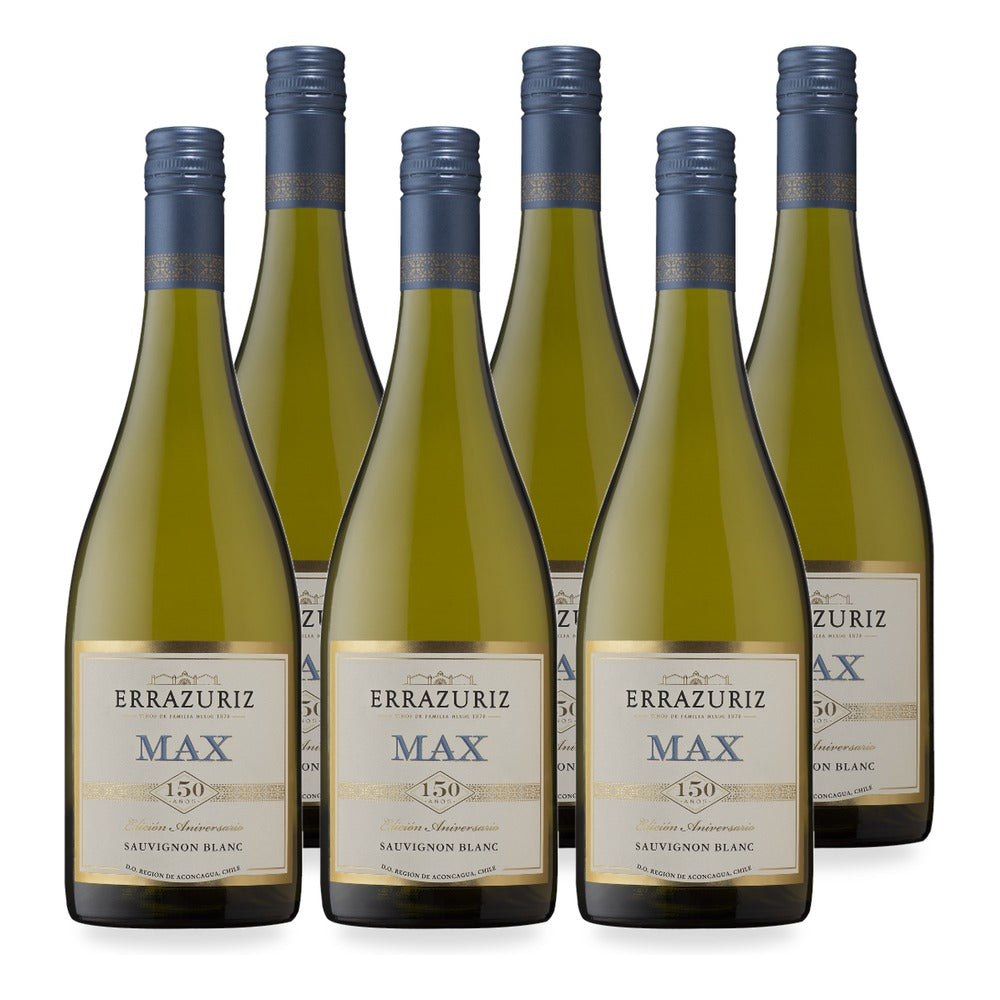 6x Vino Errazuriz Max Sauvignon Blanc 750cc