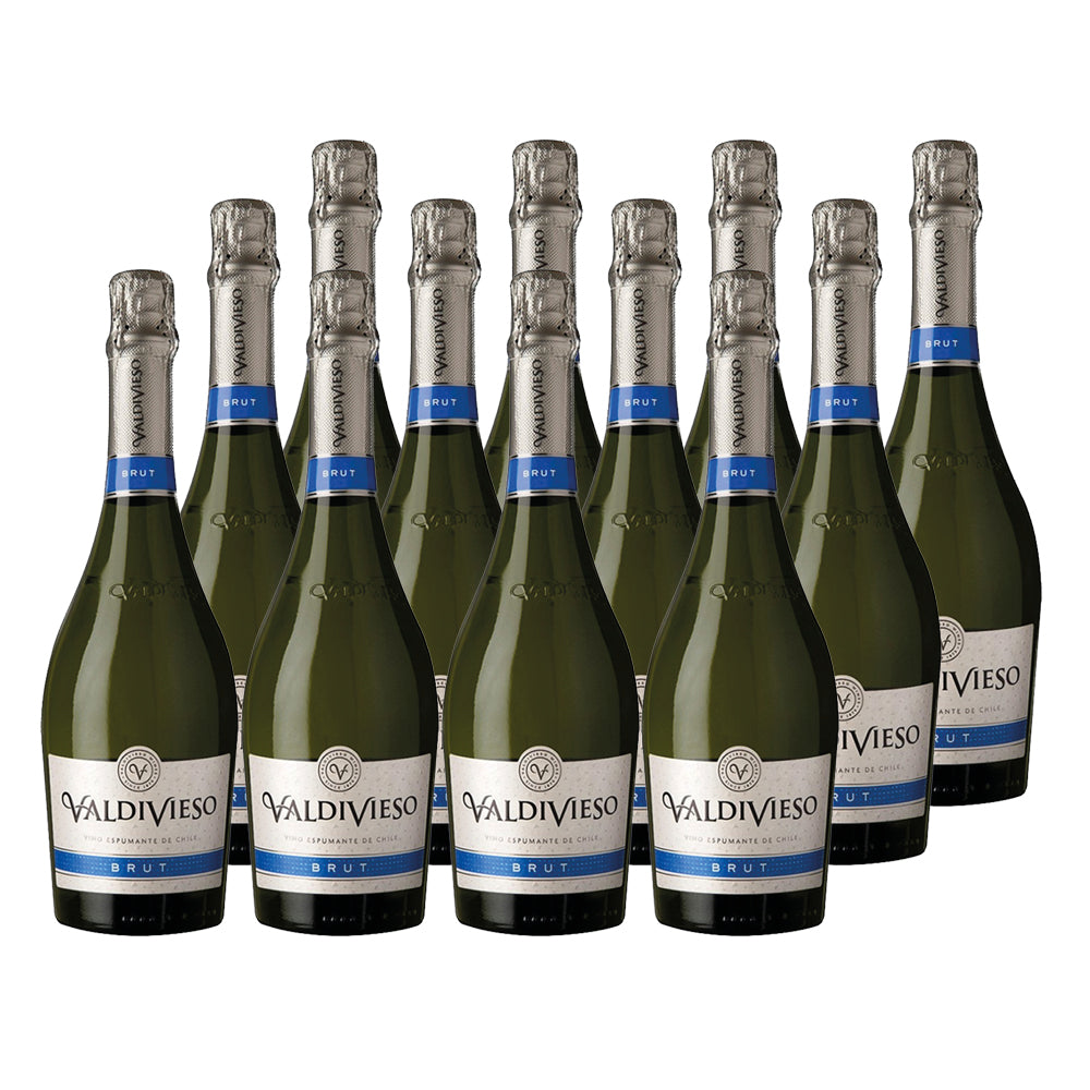 12x Espumante Valdivieso Brut 750cc