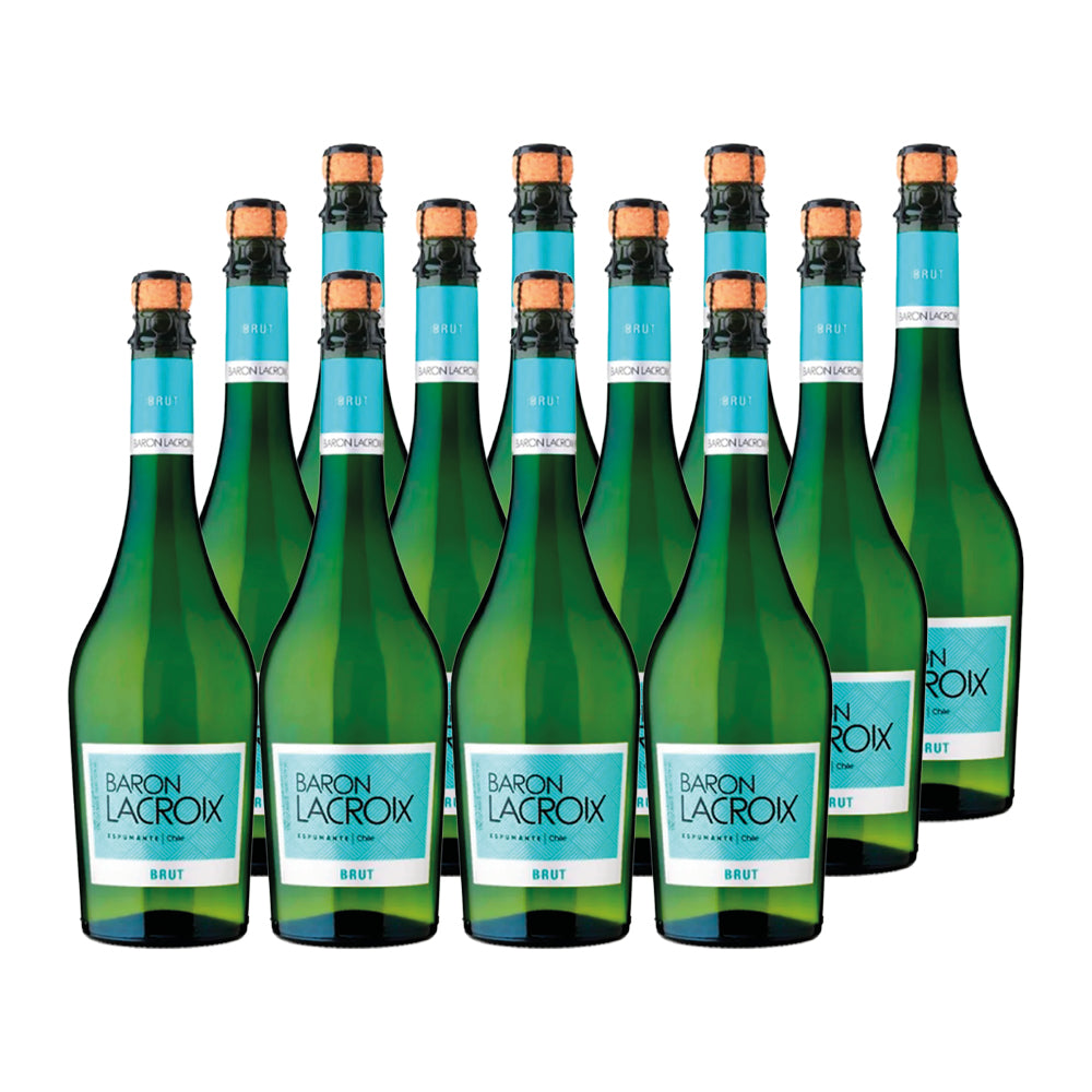 12x Espumante Undurraga Baron Lacroix Brut 750cc