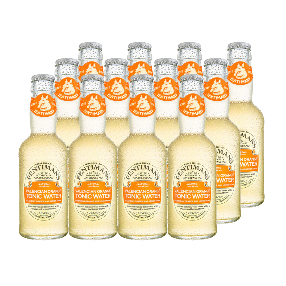 12x Fentimans Valencian Orange Tonic Water 200cc