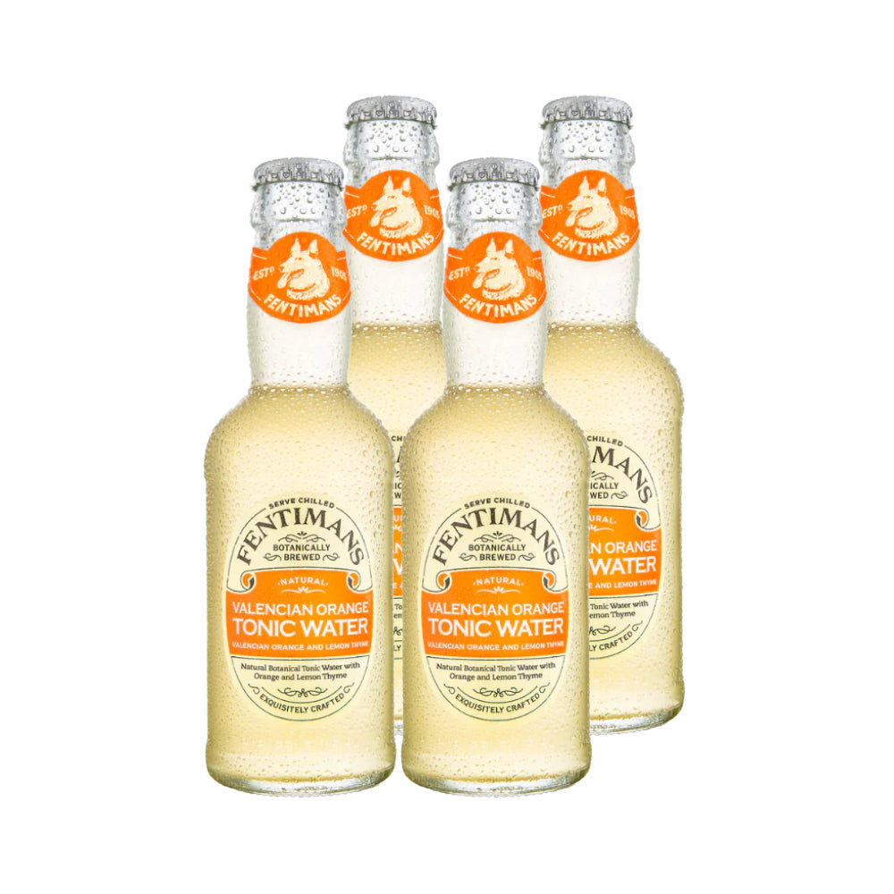 4x Fentimans Valencian Orange Tonic Water 200cc