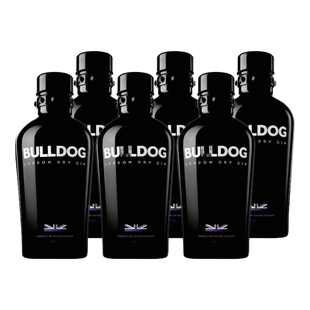 6x Gin Bulldog 40º 750cc