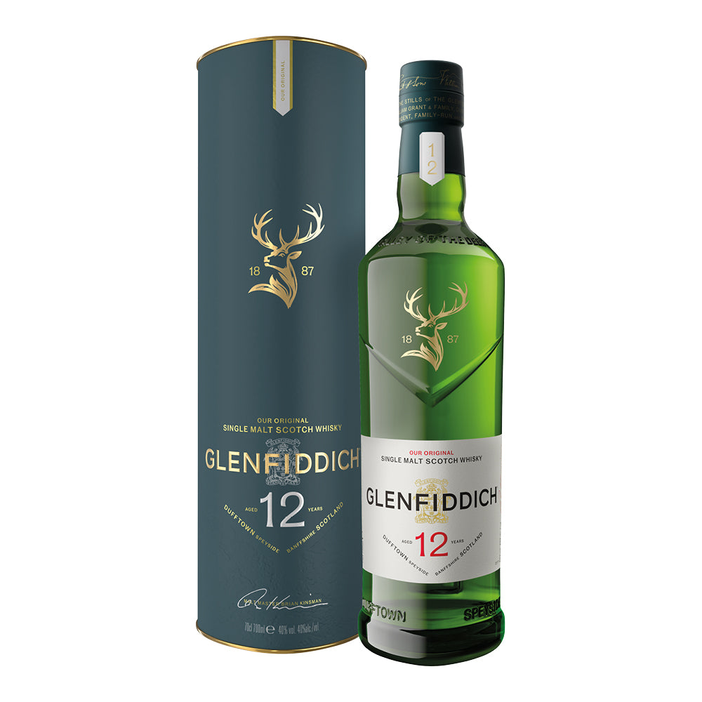 Whisky Glenfiddich 12 años Single Malt 750cc