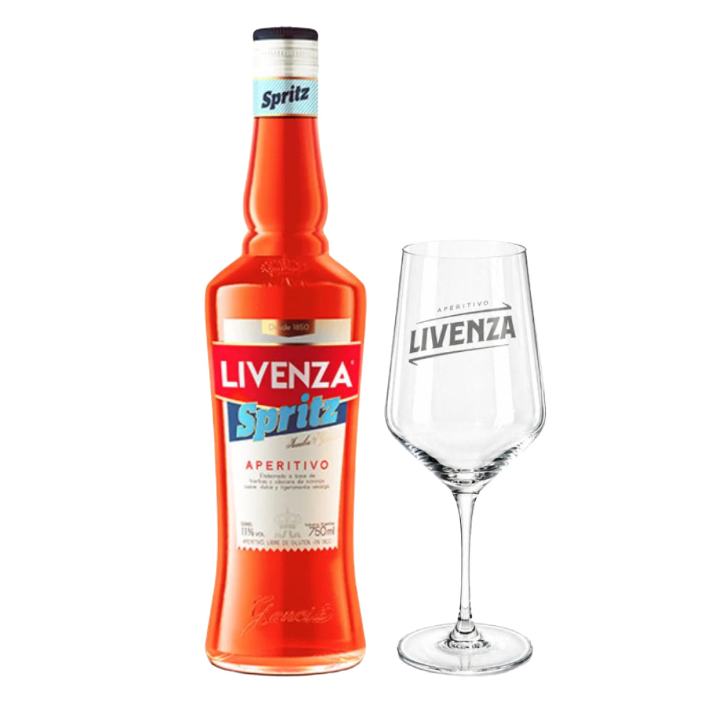 Licor Aperitivo Livenza Spritz 11° 750cc + Copa