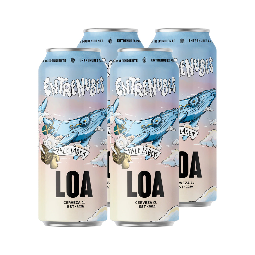 4x Cerveza LOA Entrenubes 470cc
