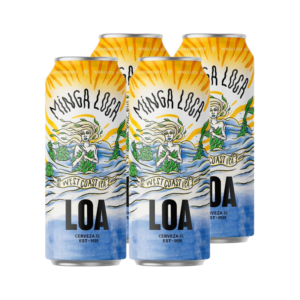 4x Cerveza LOA Minga Loca 470cc