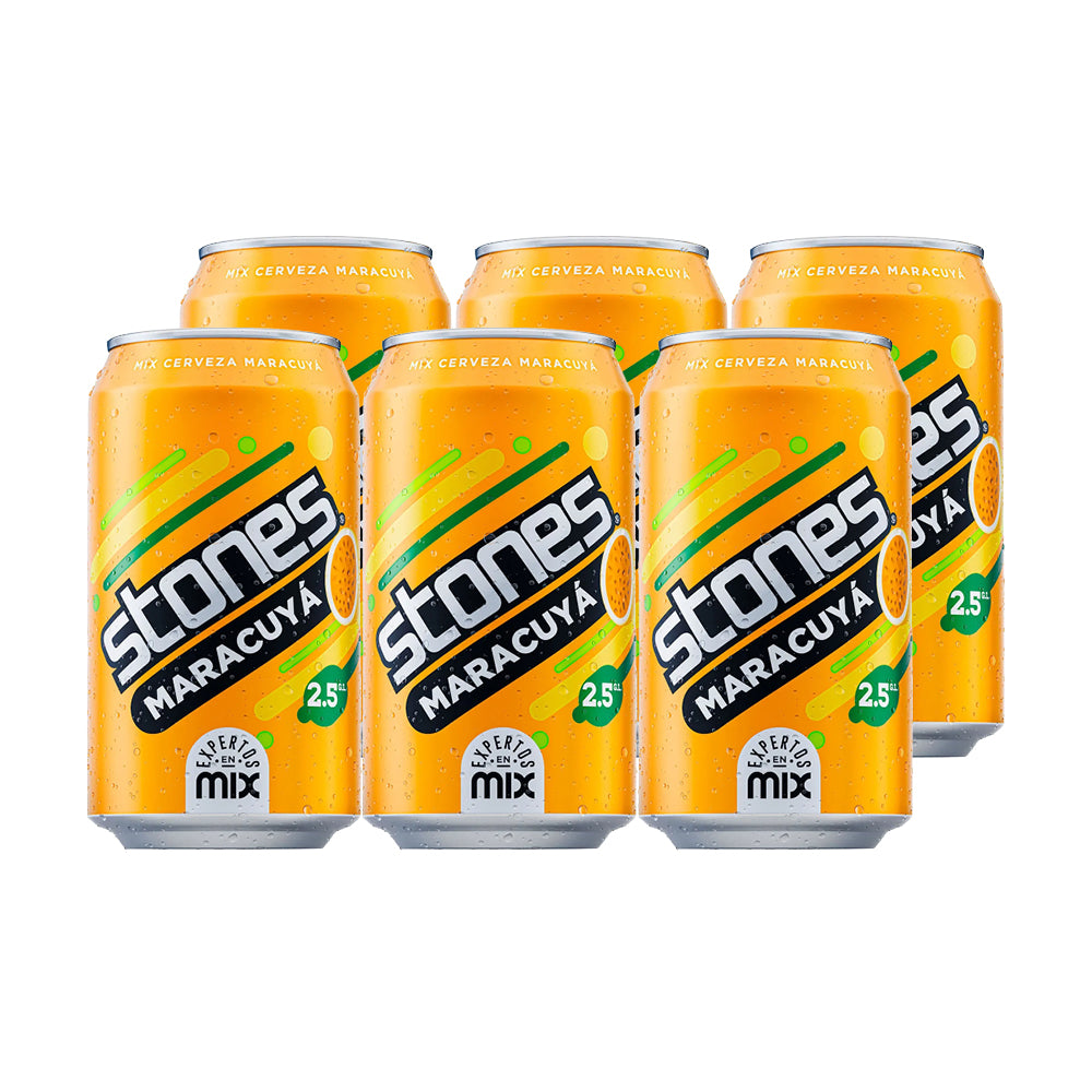 6x Cerveza Stones Maracuyá Lata 350cc