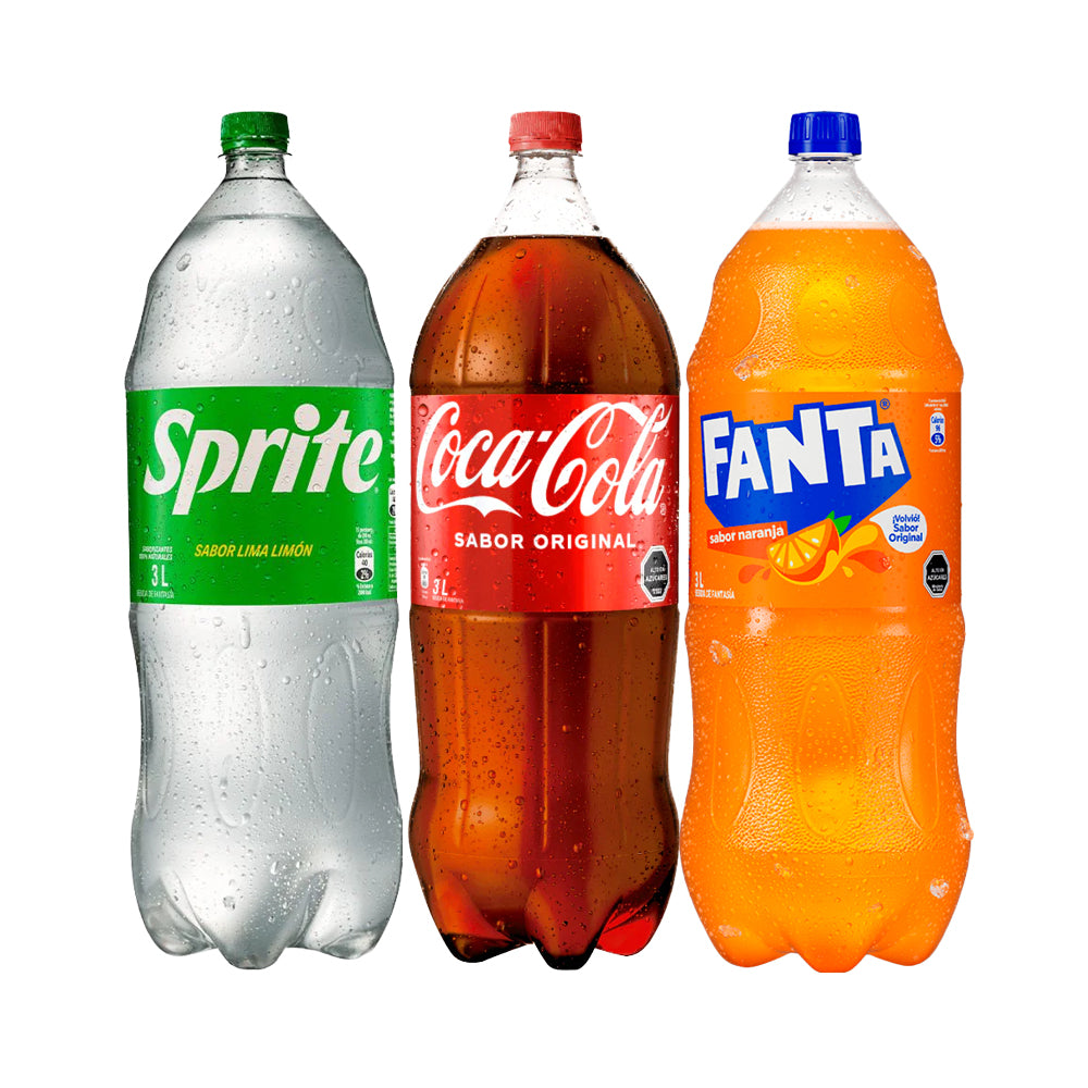Arma tu Pack - 3x Bebida Gaseosa Variedades 3000cc