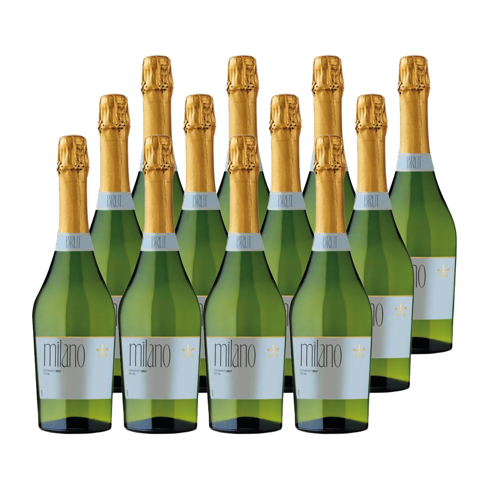 12x Espumantes Milano Brut 750cc