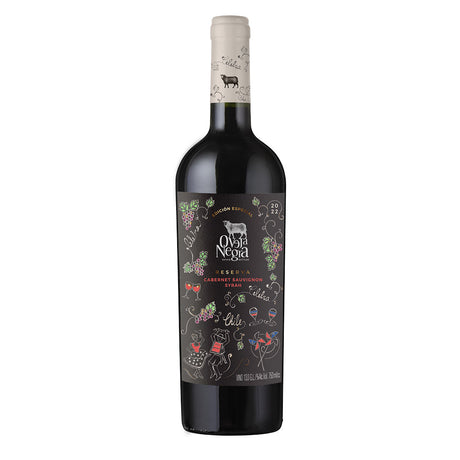6x Vino Oveja Negra Reserva Cepas 750cc
