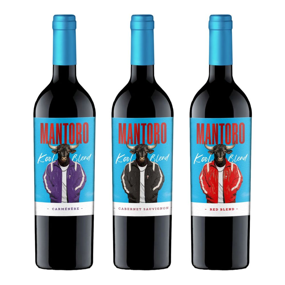 Pack Catador Vinos Mantoro Kool Blend Tintos 750cc