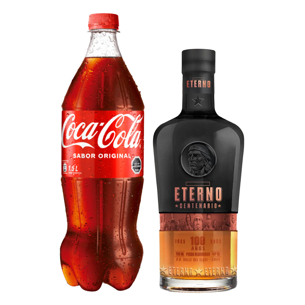 Pack Piscola Eterno Centenario Envejecido 40° 750cc