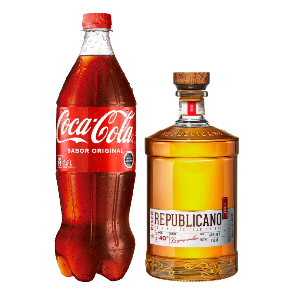 Pack Piscola El Republicano Añejado 750cc