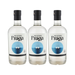 3x Gin Praga Sin Alcohol 0.0° 700cc