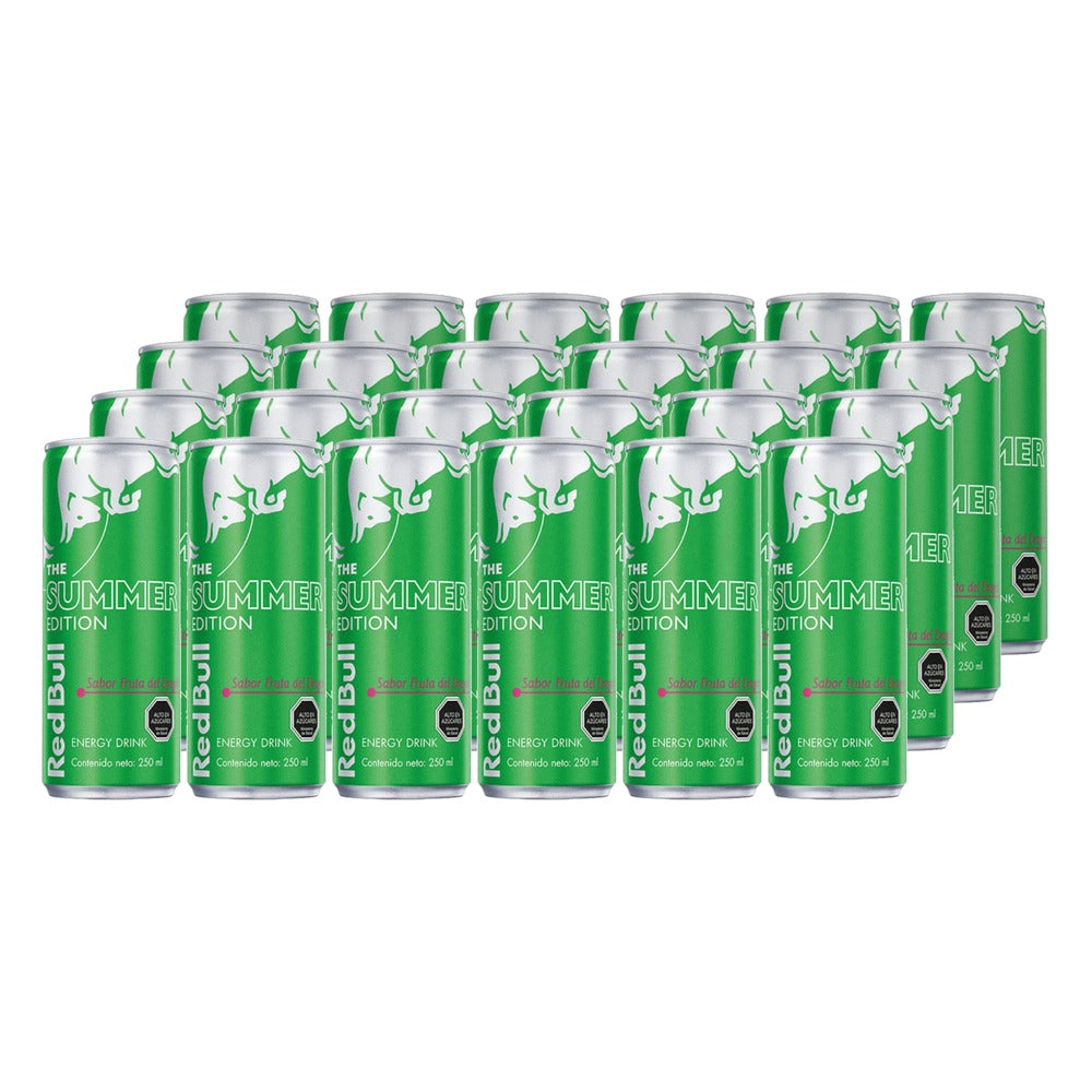24x Bebida Energética Red Bull Fruta del Dragón 250cc