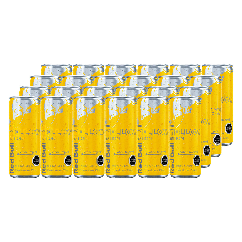 24x Bebida Energética Red Bull Yellow Edition 250cc