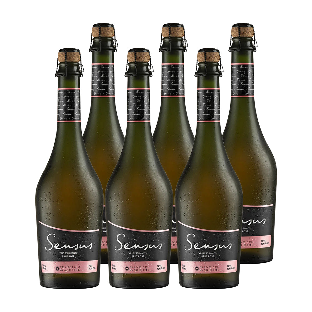6x Espumante Sensus Brut Rosé 12° 750cc