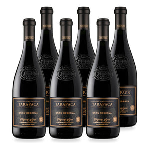 6x Vino Tarapacá Gran Reserva Etiqueta Negra Cabernet Sauvignon 750cc