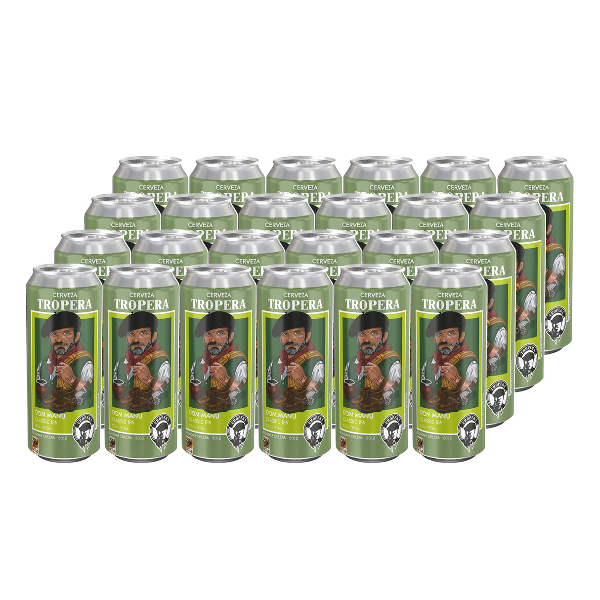 24x Cerveza Tropera Don Manu Classic IPA 5,7° 473cc