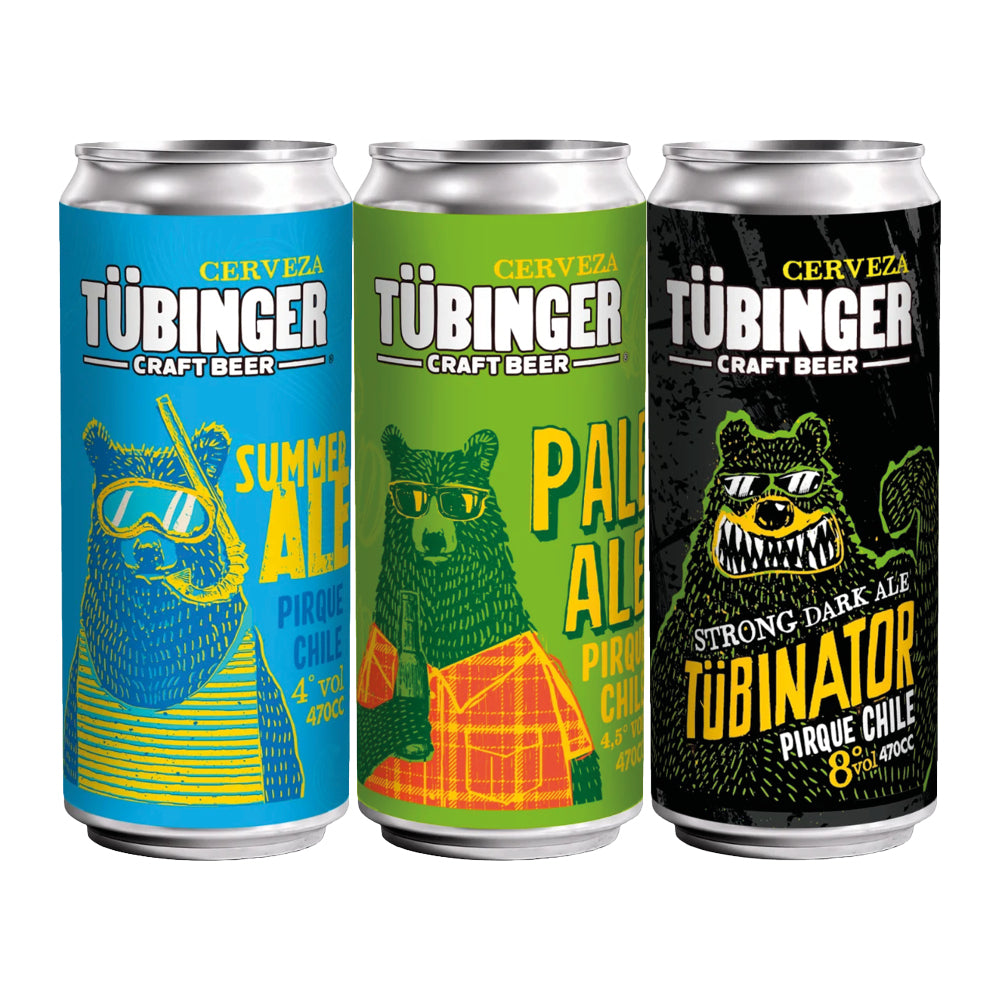 Arma tu Pack Catador - 3x Cerveza Tubinger Variedades 470cc