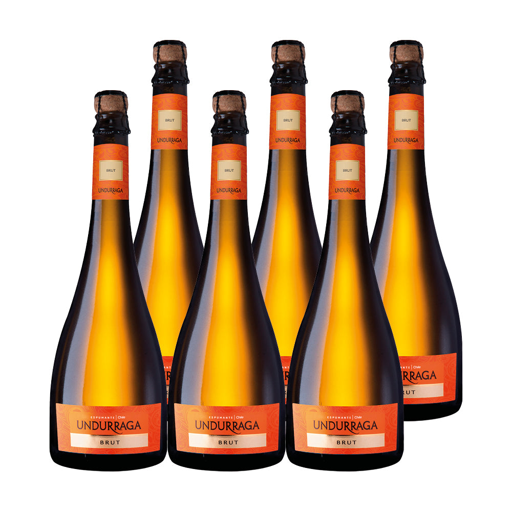 6x Espumante Undurraga Brut 750cc