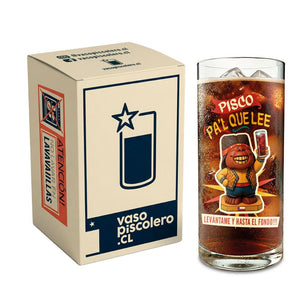 Vaso Piscolero Ilustrado Diseño Indio Pícaro