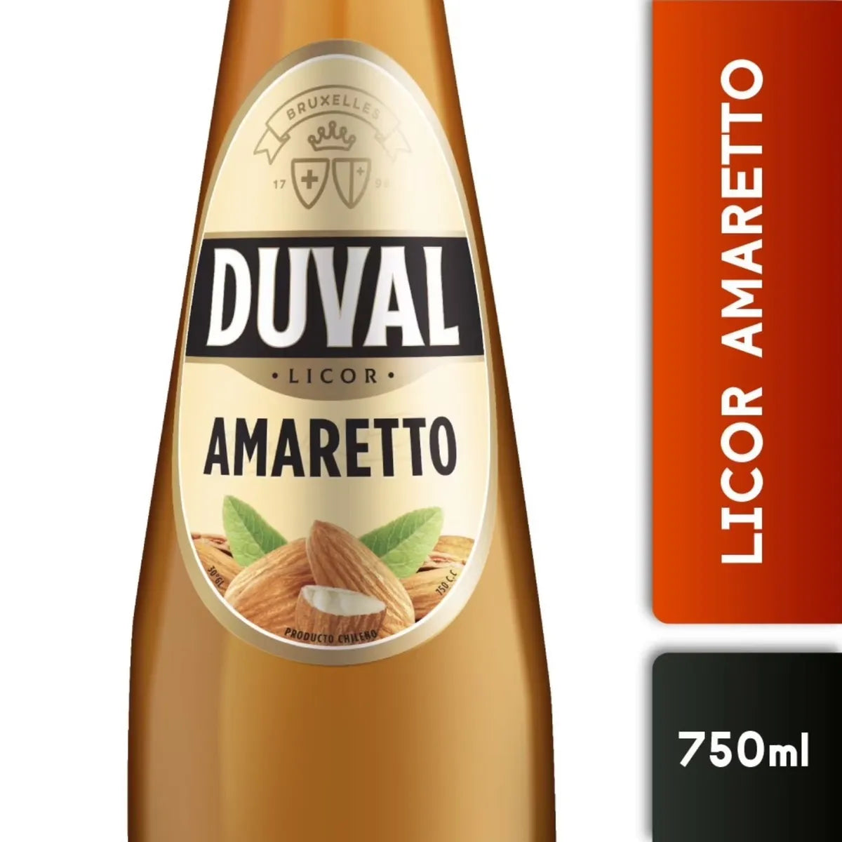 Licor Duval Amaretto 28° 750cc