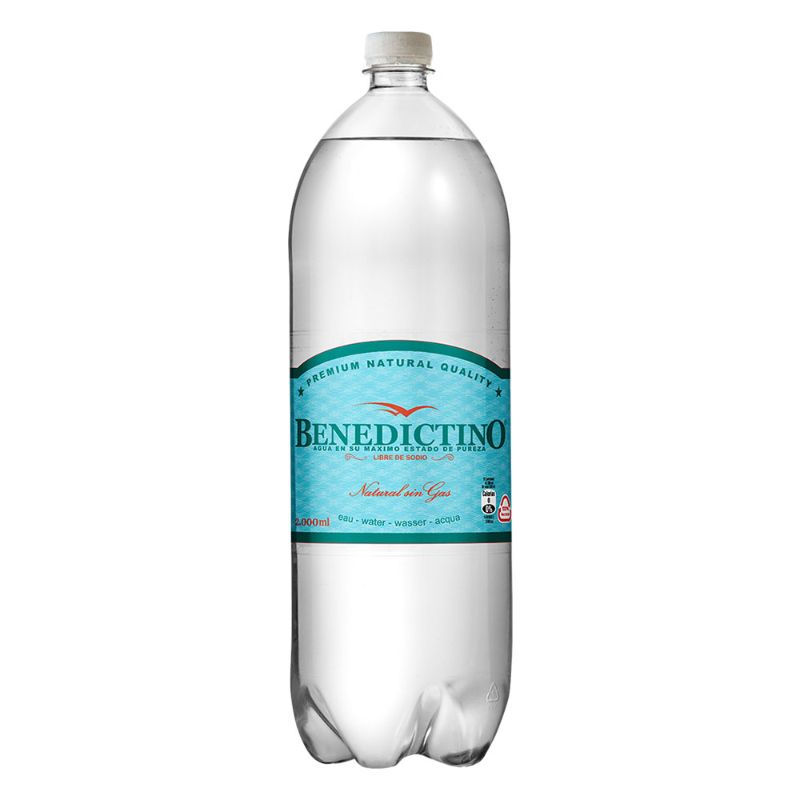 Agua Purificada Benedictino Sin Gas 2000cc