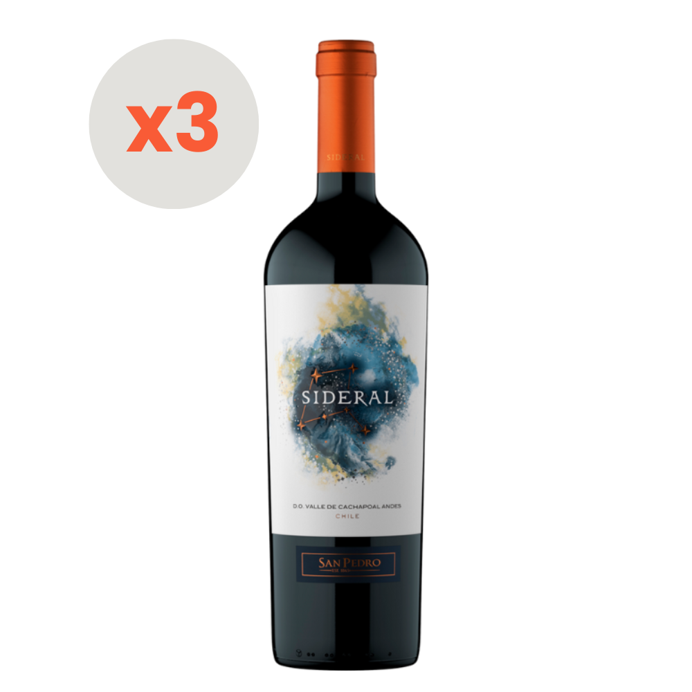 3x Vino Sideral Blend 750cc