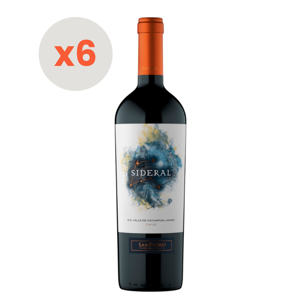 6x Vino Sideral Blend 750cc