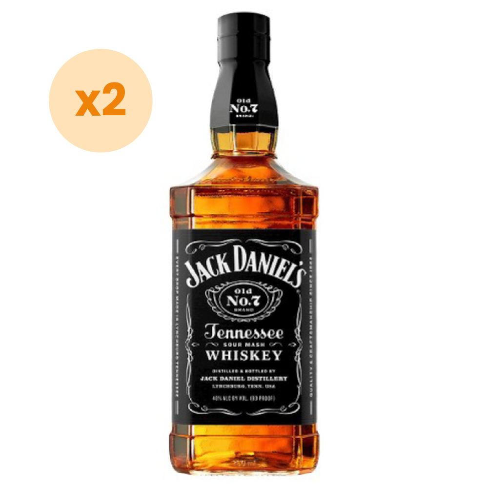 2x Jack Daniels Nº7 750cc