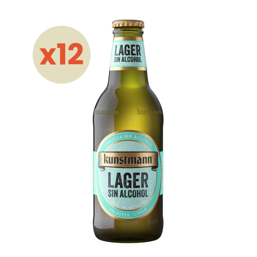 12x Cerveza Kunstmann Sin Alcohol 330cc