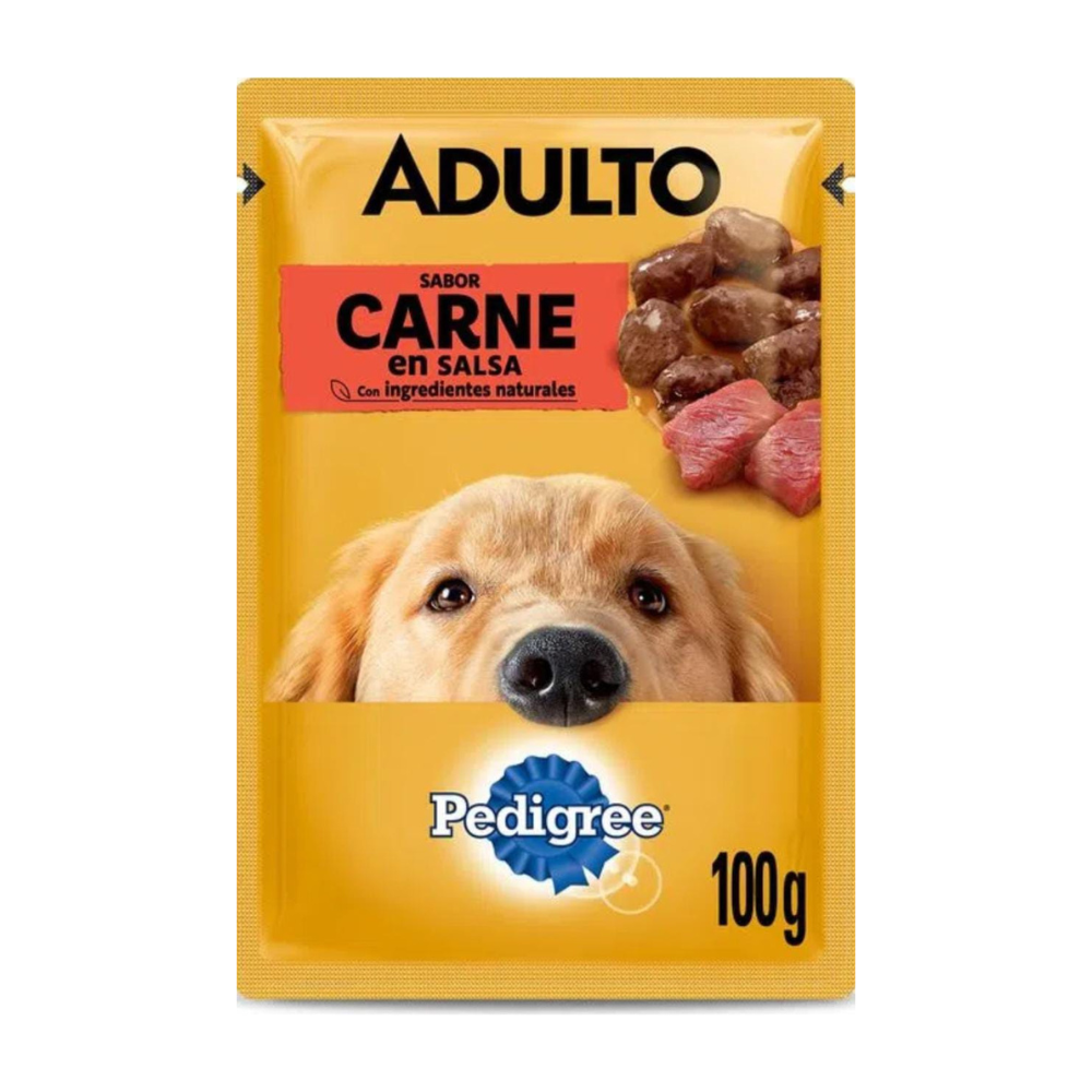 Alimento Pedigree Perro Adulto Sabor Carne 100g