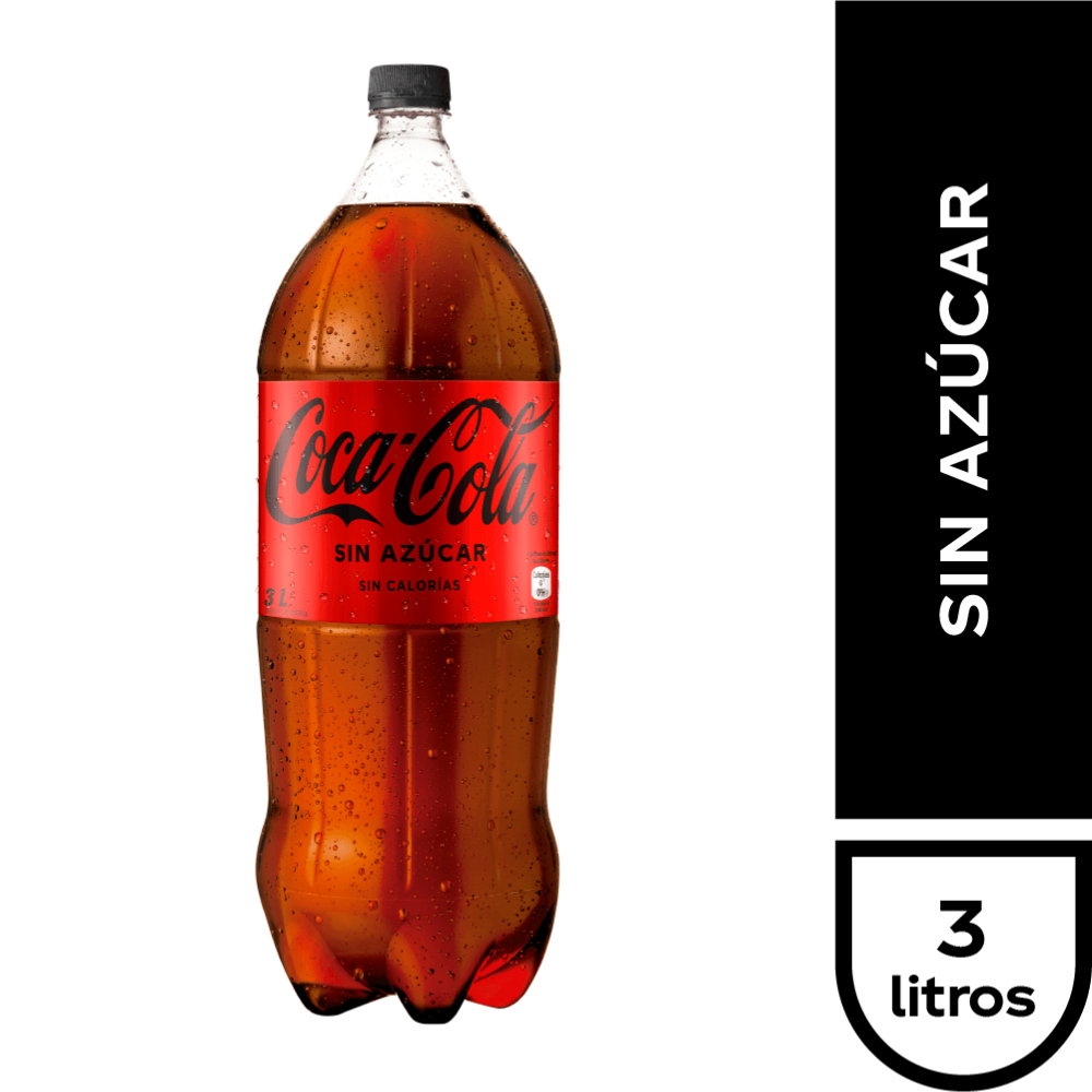 Bebida Coca Cola Sin Azúcar 3000cc