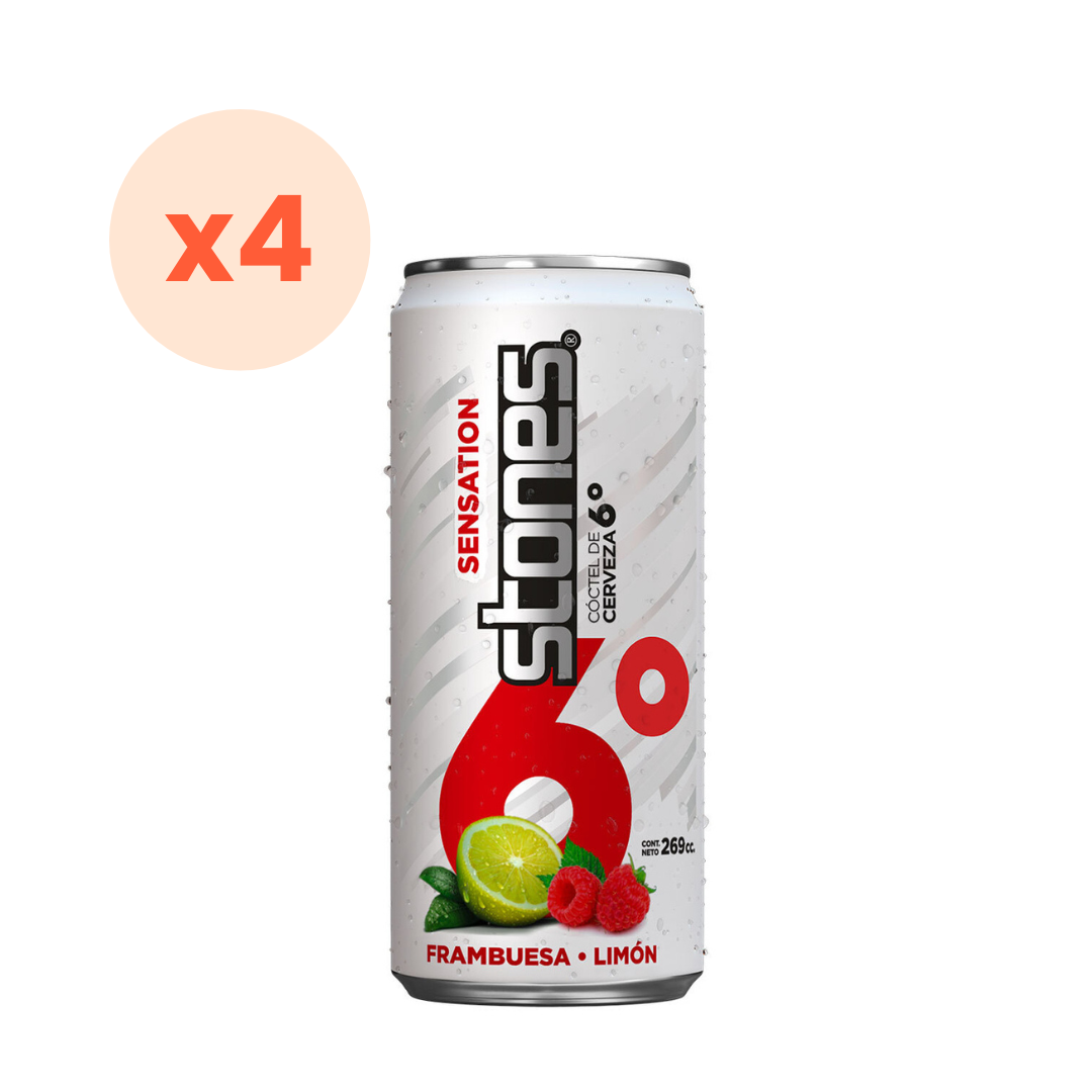 4x Cerveza Stones Sensation Lata 6° 269cc