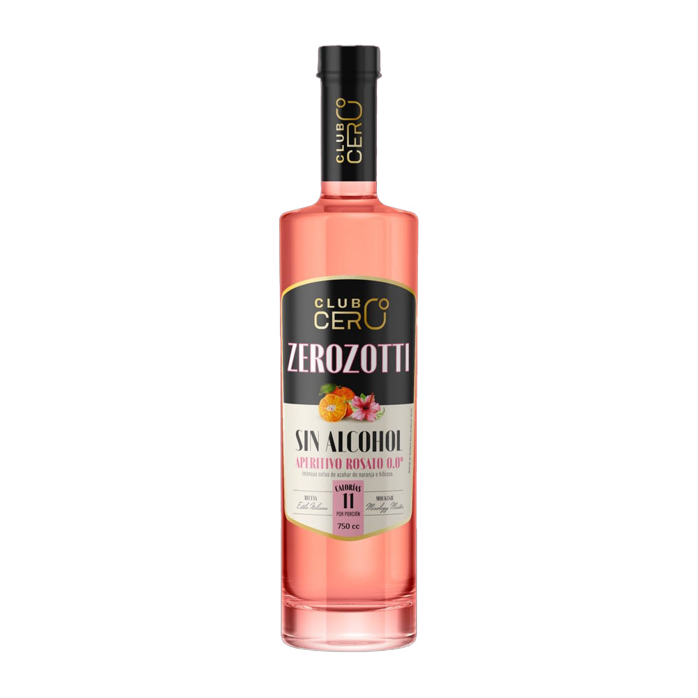 Aperitivo Sin Alcohol Zerozotti Rosato 750cc