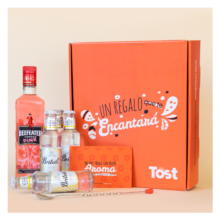 Caja Tost Beefeater Pink Tonic