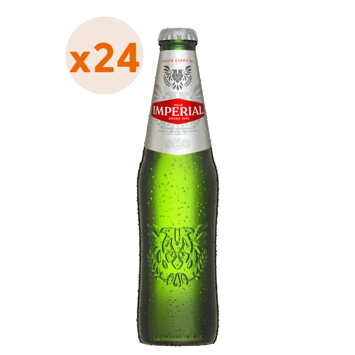 24x Cerveza Imperial Botellín 330cc