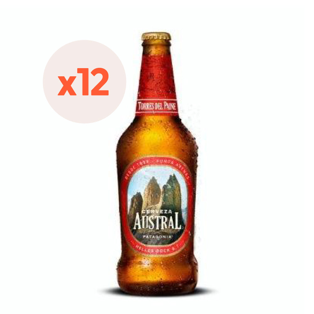 12 x Cerveza Austral Torres del Paine 500cc