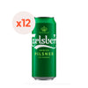 12 x Cerveza Carlsberg lata 500cc ($624 c/u)
