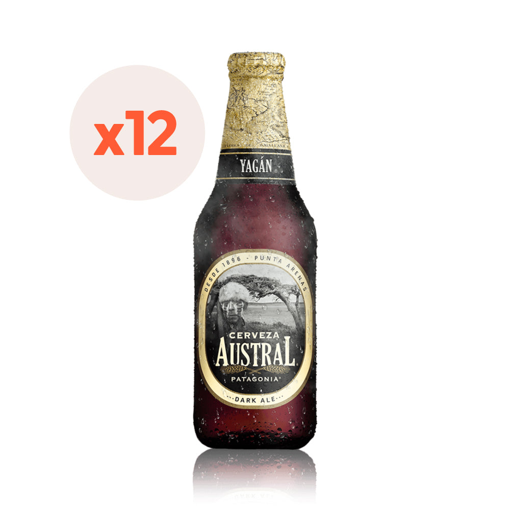 12x Cerveza Austral Yagan Botella 330cc