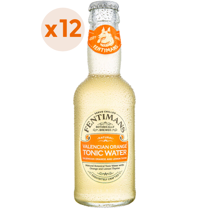 12x Fentimans Valencian Orange Tonic Water 200cc