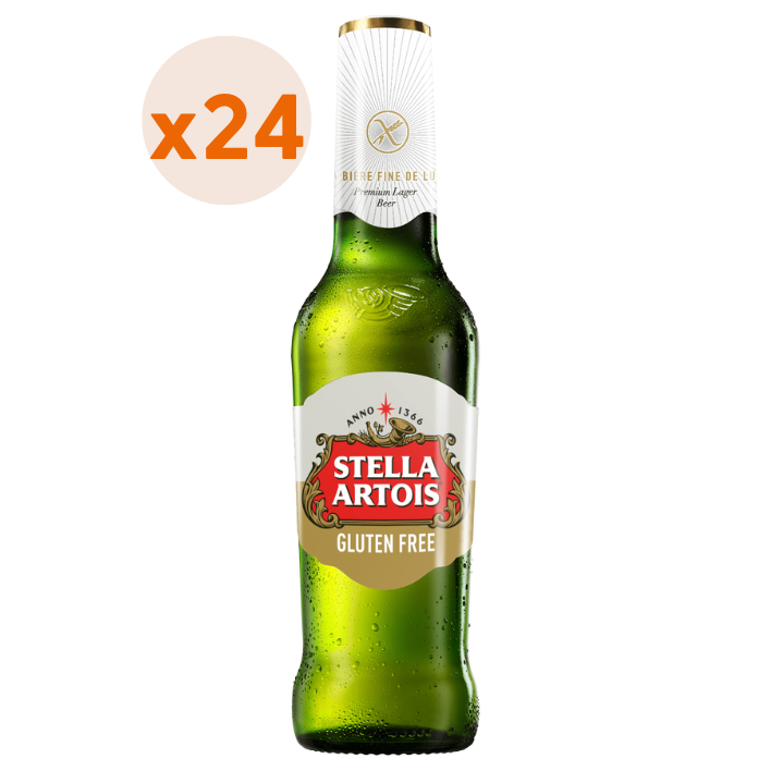 24 x Cerveza Stella Artois Sin Gluten Botella 330cc