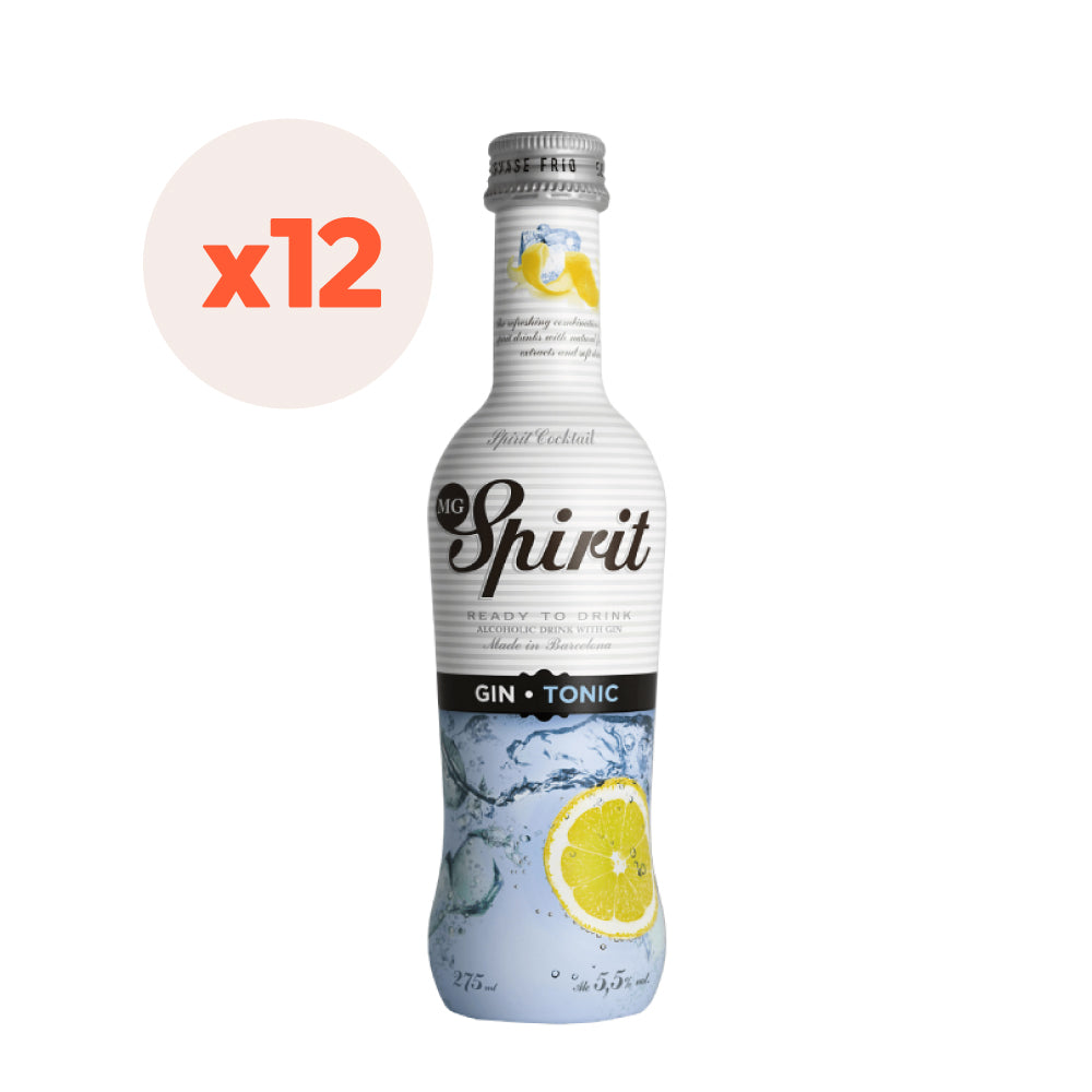 12x Spirit Gin Tonic 5,5º 275cc ($1.441 c/u)